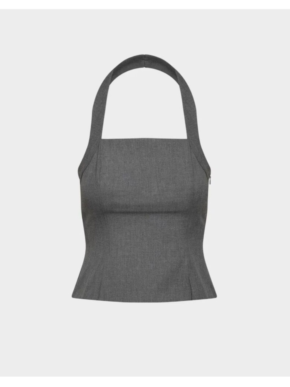 Sunday Best Gala halter top heathered charcoal 0